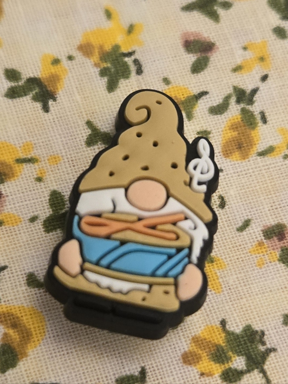 3/$10 Drummer Gnome Croc Charm Jibbitz Music Band